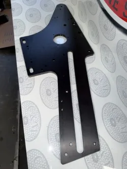 Plate Film Side Aluminum Black Anodized, OEM part number 03067D0773