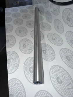 Aluminum Roller 1.25 OD x 25.5 Long with 2 Bearings 1616, C&M part number CM-0142